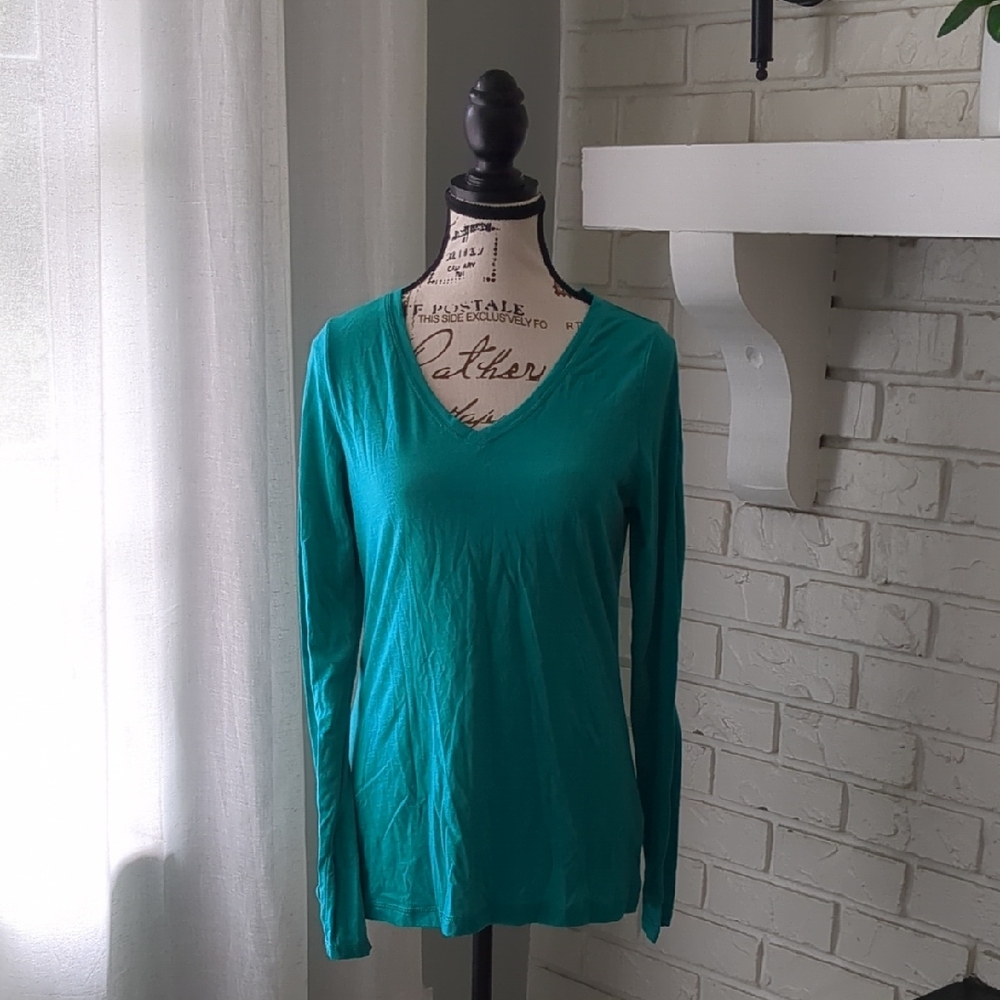 SO Women's Long Sleeve Tee - Teal